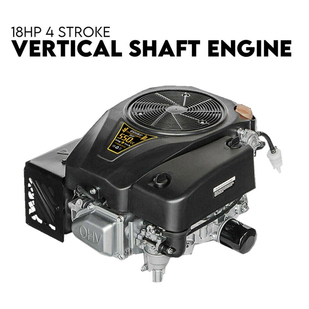 Buy 18HP Vertical Shaft Lawn Mower Engine Petrol Motor 4 Stroke OHV Ride On discounted | Products On Sale Australia