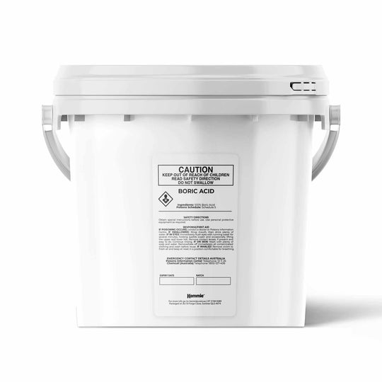 Buy 1Kg Boric Acid Powder Bucket 99.9% Pure Fully Soluble Granule Pest Ant Roaches discounted | Products On Sale Australia