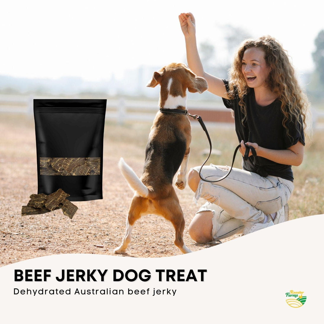 Buy 1Kg Dog Treat Beef Jerky - Dehydrated Australian Healthy Puppy Chew discounted | Products On Sale Australia