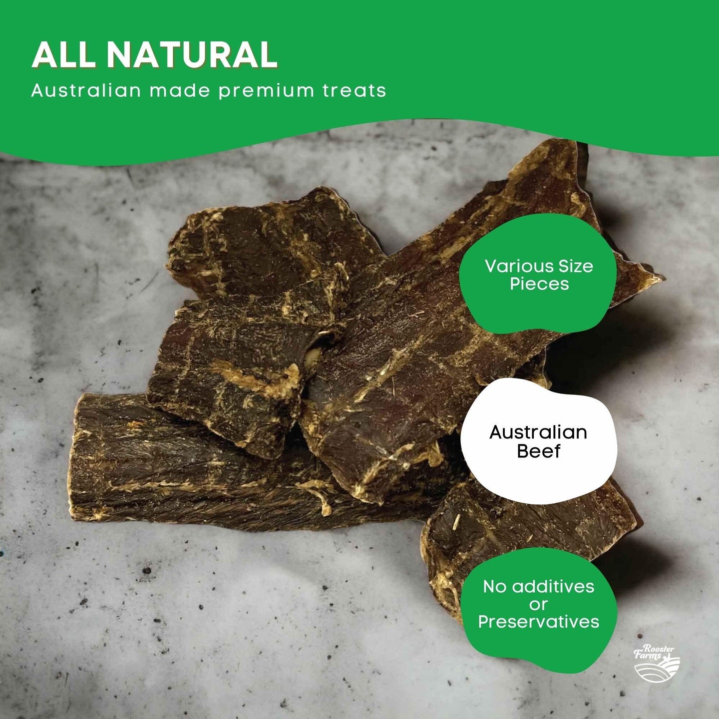 Buy 1Kg Dog Treat Beef Jerky - Dehydrated Australian Healthy Puppy Chew discounted | Products On Sale Australia