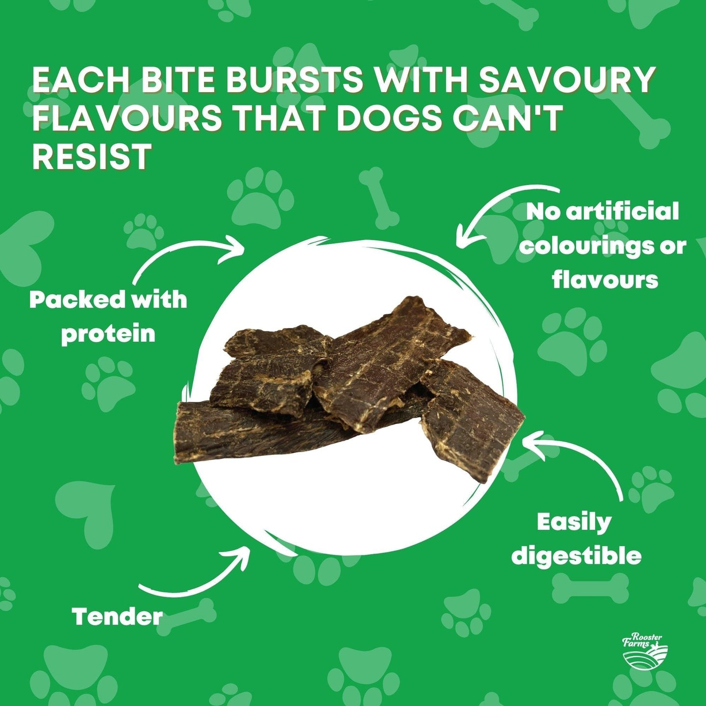 Buy 1Kg Dog Treat Beef Jerky - Dehydrated Australian Healthy Puppy Chew discounted | Products On Sale Australia