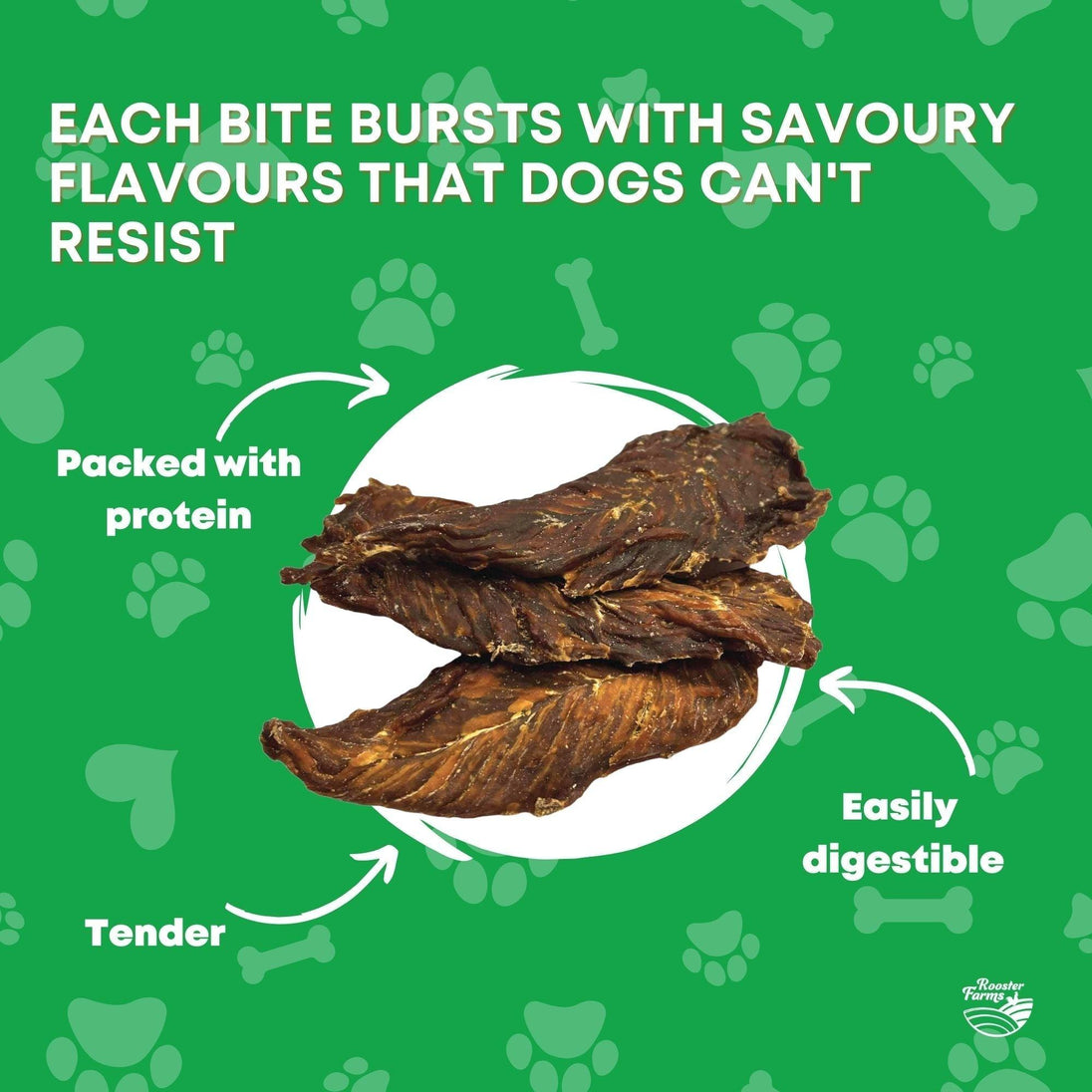 Buy 1Kg Dog Treat Chicken Breast Jerky - Dehydrated Australian Healthy Puppy Chew discounted | Products On Sale Australia