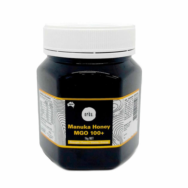 Buy 1Kg MGO 100+ Australian Manuka Honey - 100% Raw Natural Pure Jelly Bush discounted | Products On Sale Australia