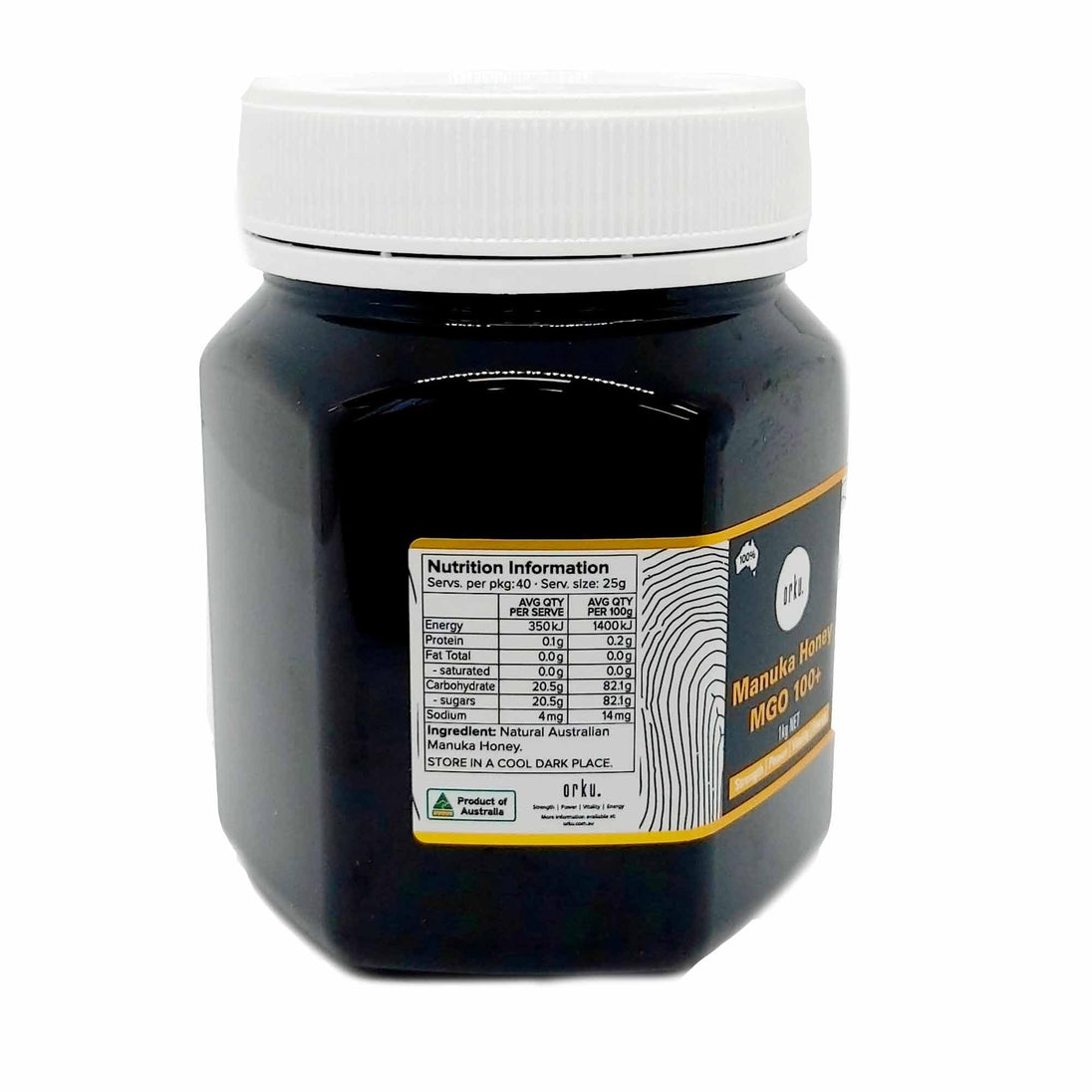 Buy 1Kg MGO 100+ Australian Manuka Honey - 100% Raw Natural Pure Jelly Bush discounted | Products On Sale Australia