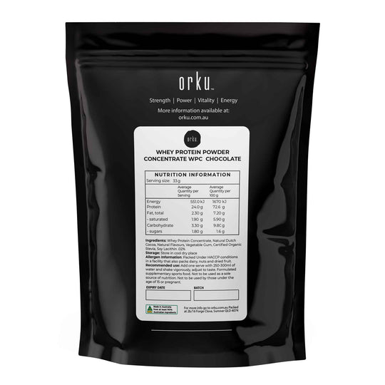 Buy 1Kg Whey Protein Powder Concentrate - Chocolate Shake WPC Supplement discounted | Products On Sale Australia