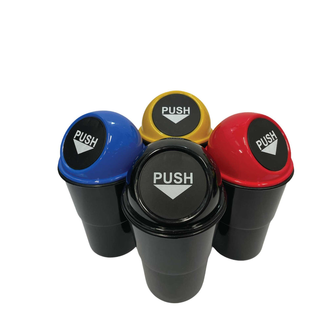 Buy 1x 550ml Mini Car Rubbish Bin - Cup Holder Trash Can Coin Ashtray Random Colour discounted | Products On Sale Australia