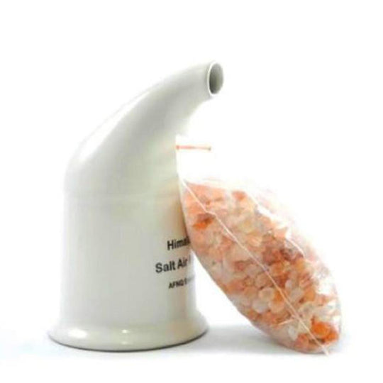 Buy 1x Himalayan Pink Salt Inhaler Pipe + 125g Free Coarse Salt - Pure Cyrstal Rock discounted | Products On Sale Australia