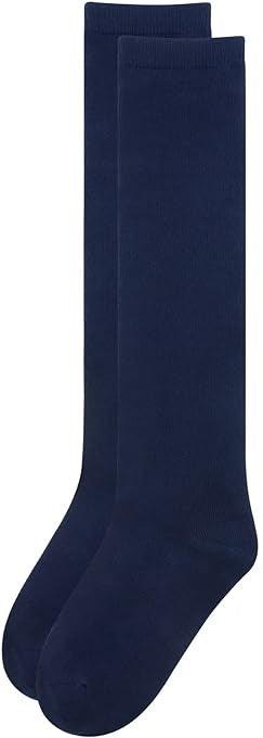 Buy 1x Pair School Uniform Knee High Socks Cotton Rich Girls Boys Kids - Navy - 13-3 (8-10 Years Old) discounted | Products On Sale Australia