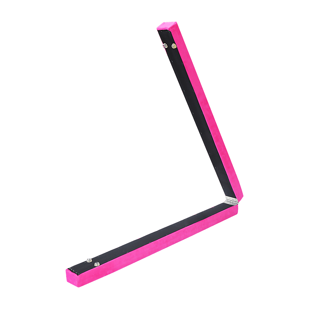 Buy 2.2m Gymnastics Folding Balance Beam Pink Synthetic Suede discounted | Products On Sale Australia