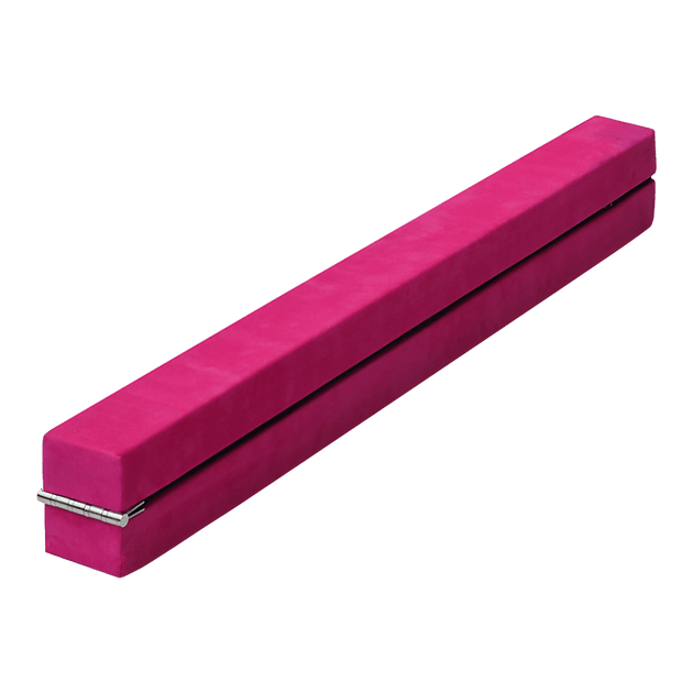 2.2m Gymnastics Folding Balance Beam Pink Synthetic Suede Products On Sale Australia | Sports & Fitness > Fitness Accessories Category
