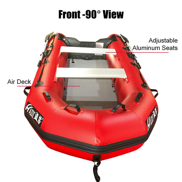 Buy 2.3m Inflatable Dinghy Boat Tender Pontoon Rescue- Red discounted | Products On Sale Australia