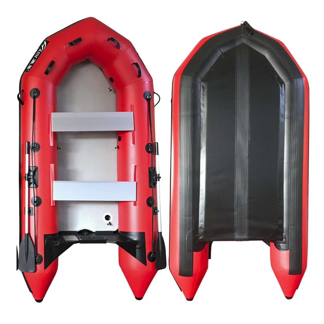 Buy 2.3m Inflatable Dinghy Boat Tender Pontoon Rescue- Red discounted | Products On Sale Australia