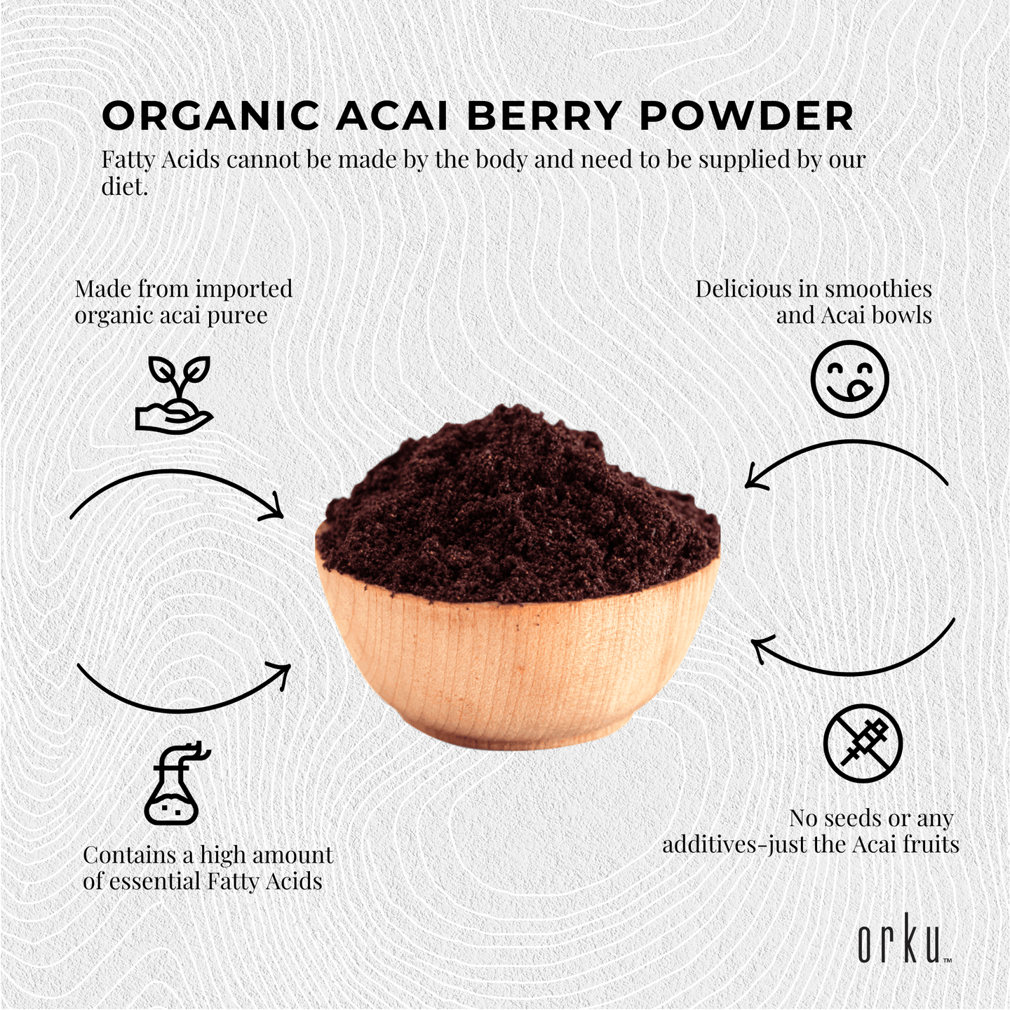 Buy 2.5kg Acai Powder Bucket 100% Organic - Pure Superfood Amazon Berries discounted | Products On Sale Australia