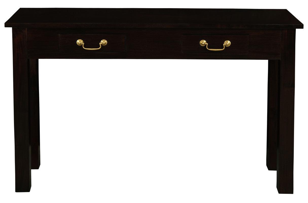 Buy 2 Drawer Straight Leg Sofa/Hall Table (Chocolate) discounted | Products On Sale Australia