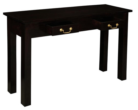 Buy 2 Drawer Straight Leg Sofa/Hall Table (Chocolate) discounted | Products On Sale Australia