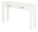 Buy 2 Drawer Straight Leg Sofa/Hall Table (White) discounted | Products On Sale Australia