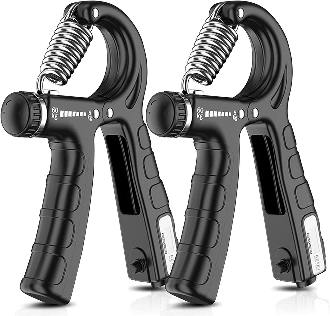 Buy 2 Pack Adjustable Hand Grip Strengthener for Hand Grip Strength and Wrist Rehabilitation (Resistance 5-60 kg) discounted | Products On Sale Australia