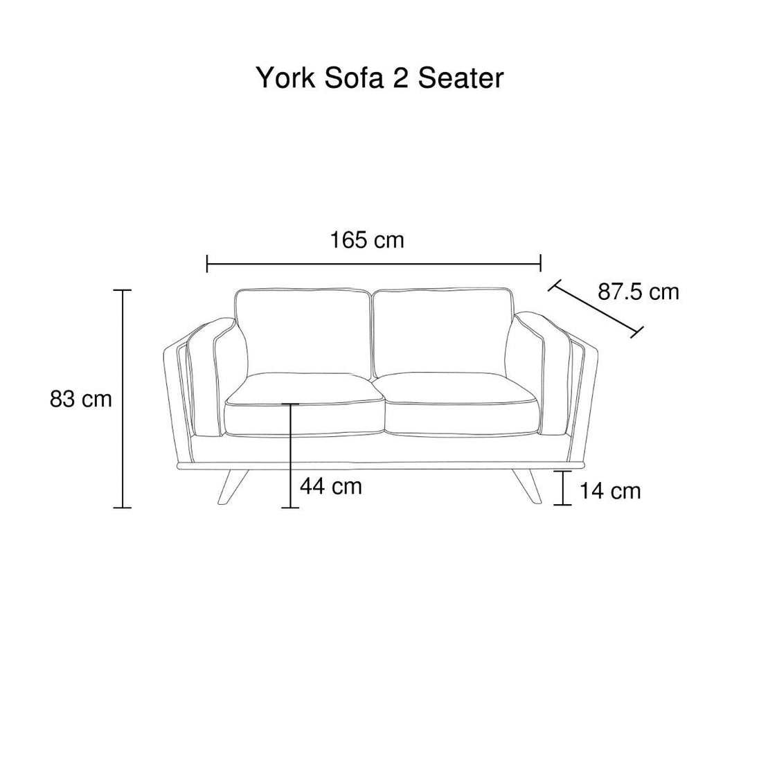 Buy 2 Seater Faux Leather Sofa Brown Modern Lounge Set for Living Room Couch with Wooden Frame discounted | Products On Sale Australia