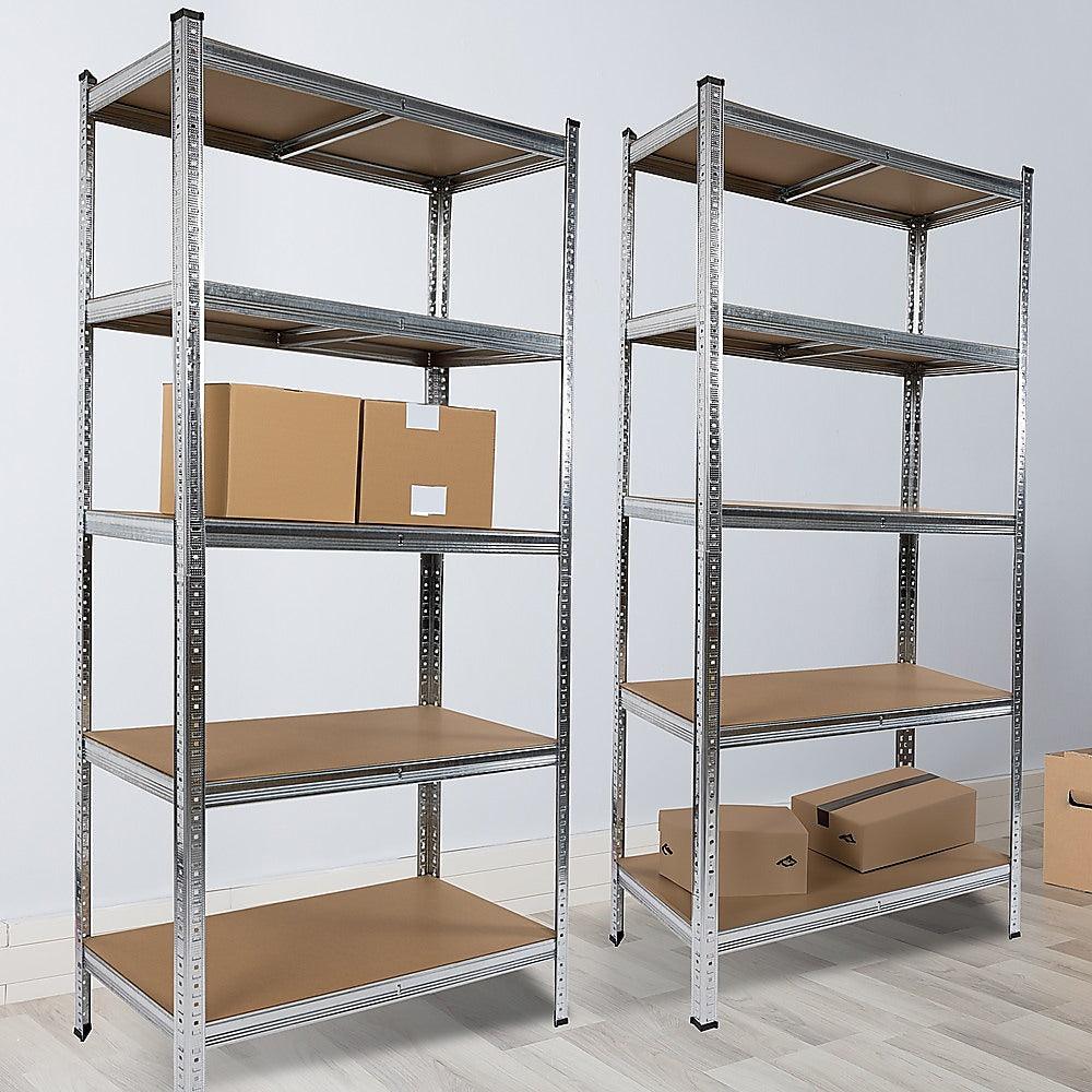 Buy 2 x 1.8M Garage Shelving Warehouse Rack Storage Shelves Pallet Racking discounted | Products On Sale Australia