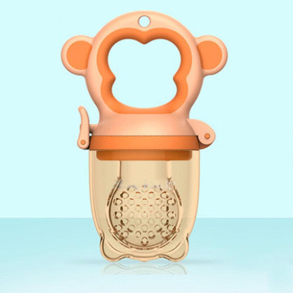 Buy 2 X Newborn Baby Food Fruit Nipple Feeder Pacifier Safety Silicone Feeding Tool Brown Large discounted | Products On Sale Australia