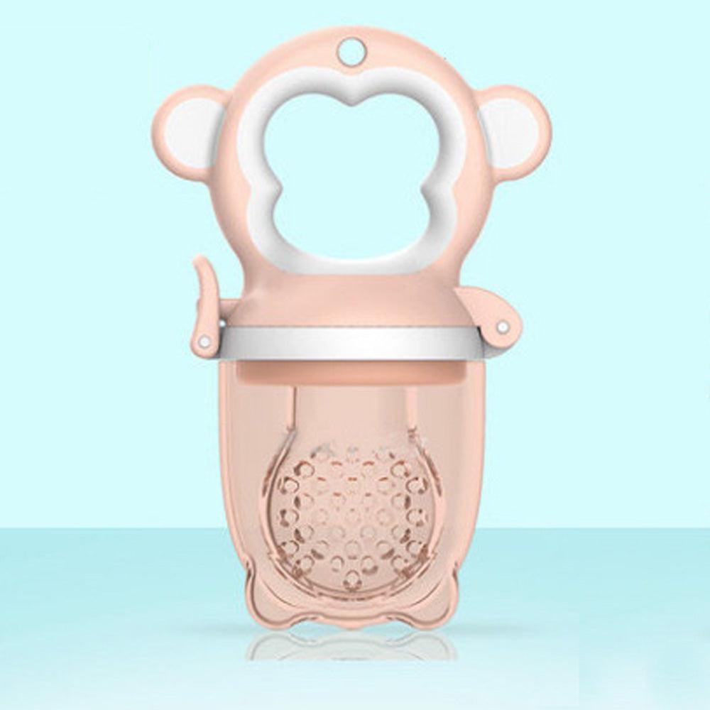 Buy 2 X Newborn Baby Food Fruit Nipple Feeder Pacifier Safety Silicone Feeding Tool Brown Large discounted | Products On Sale Australia