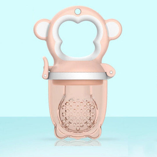 Buy 2 X Newborn Baby Food Fruit Nipple Feeder Pacifier Safety Silicone Feeding Tool Brown Large discounted | Products On Sale Australia