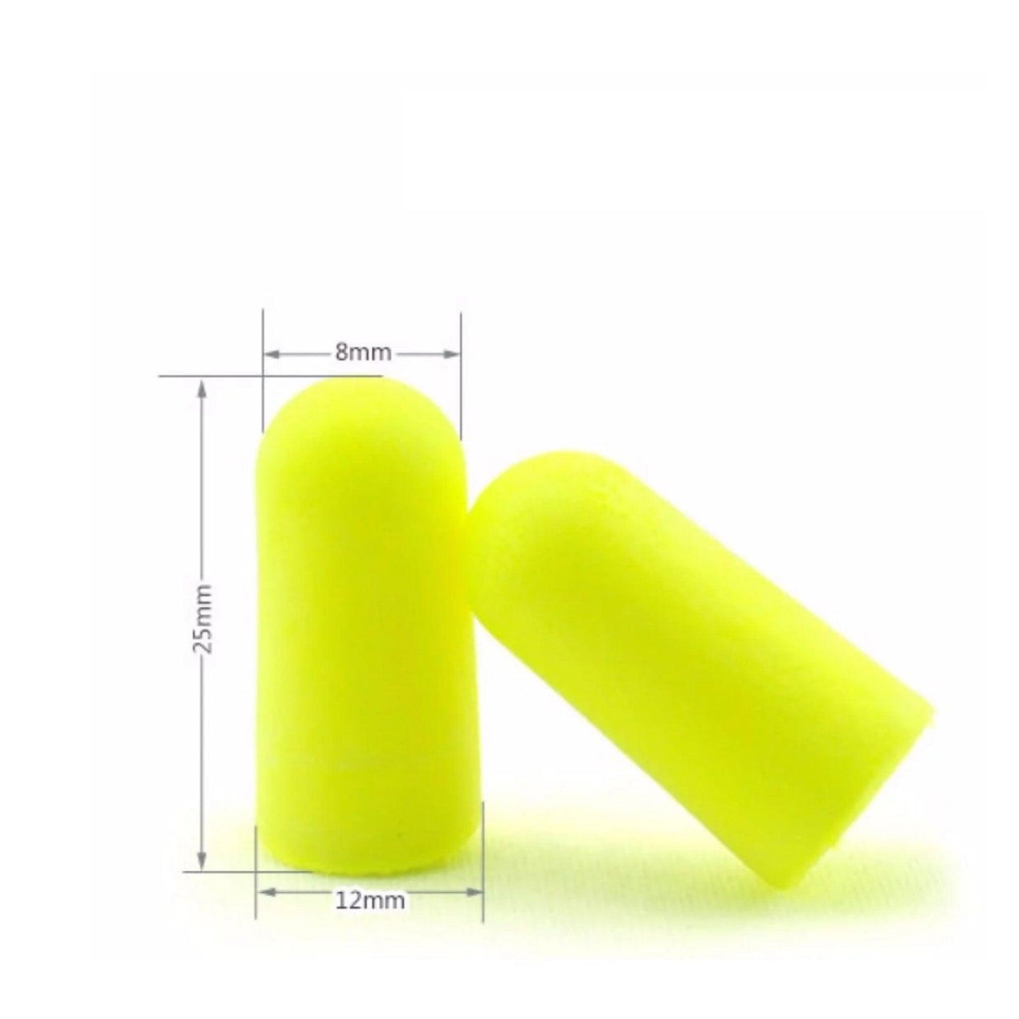 Buy 200 Pairs 3M Foam Safety Neon Earplugs Workplace Noise Reduction Disposable Plug discounted | Products On Sale Australia