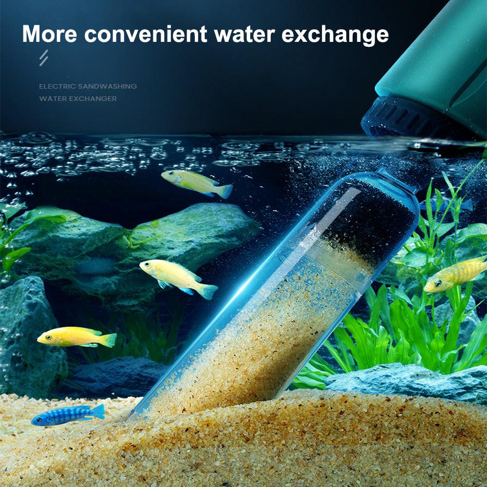 Buy 2000L/H 36W Aquarium Tool Electric Fish Tank Pump Water Changer Sand Washer AU discounted | Products On Sale Australia