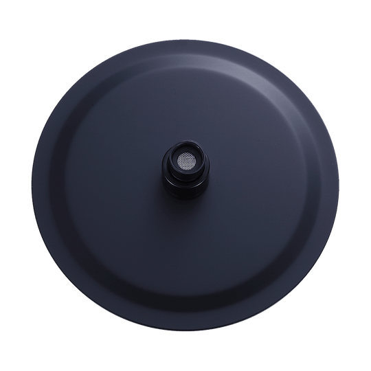 Buy 200mm Shower Head Round 304SS Electroplated Matte Black Finish discounted | Products On Sale Australia