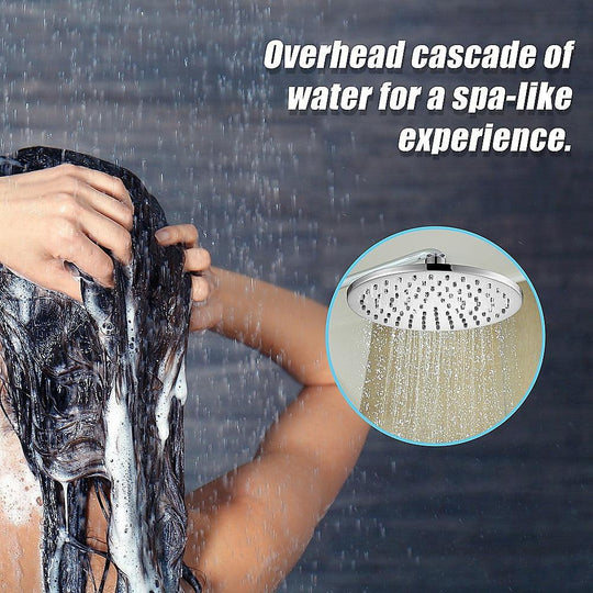 Buy 200mm Shower Head Round Chrome Showerhead discounted | Products On Sale Australia