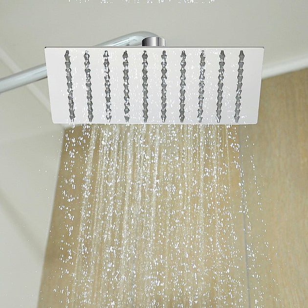 Buy 200mm Shower Head Square 304SS Polished Chrome Finish discounted | Products On Sale Australia