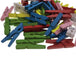 Buy 200pc Set Mini Wooden Pegs Craft Scrapbook Shower Clothes Pin 25mm discounted | Products On Sale Australia