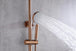 Buy 2023 Brushed Rose Gold Copper Solid Stainless Steel 304 made shower set w diverter 200 mm head sprayer hand held head discounted | Products On Sale Australia