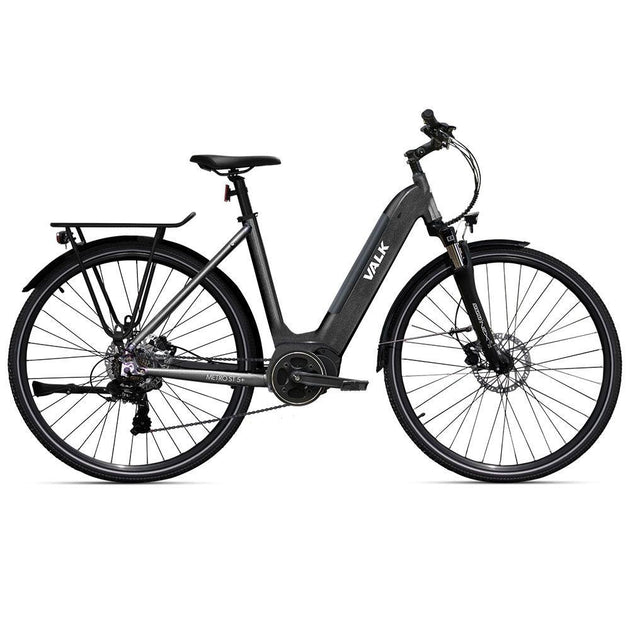 Buy 2023 Valk Metro ST 5 + Electric Bike, Mid-Drive, Step-Through, Medium, Dark Grey discounted | Products On Sale Australia