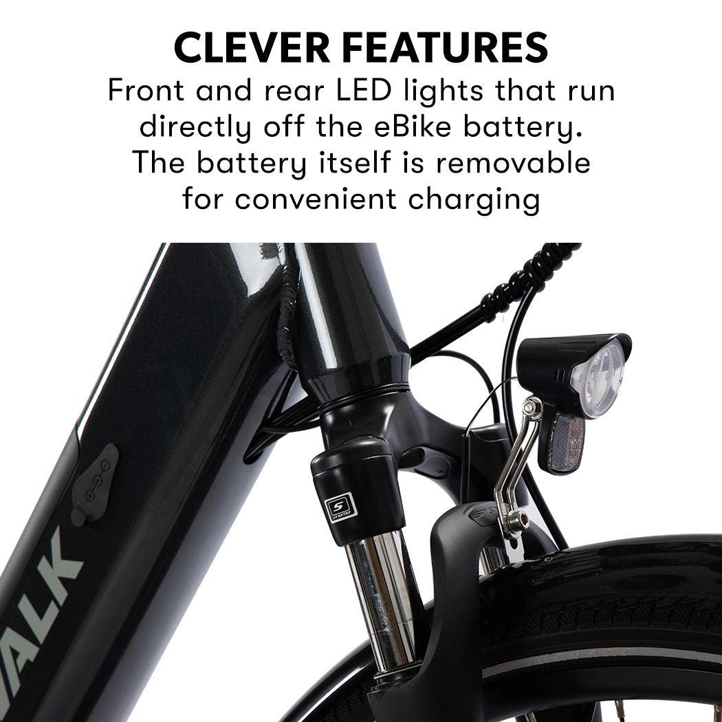 Buy 2023 Valk Metro ST 5 + Electric Bike, Mid-Drive, Step-Through, Medium, Dark Grey discounted | Products On Sale Australia