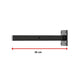 Buy 20cm Floating Shelf Brackets Industrial Metal Shelving Supports 4-Pack - Black discounted | Products On Sale Australia