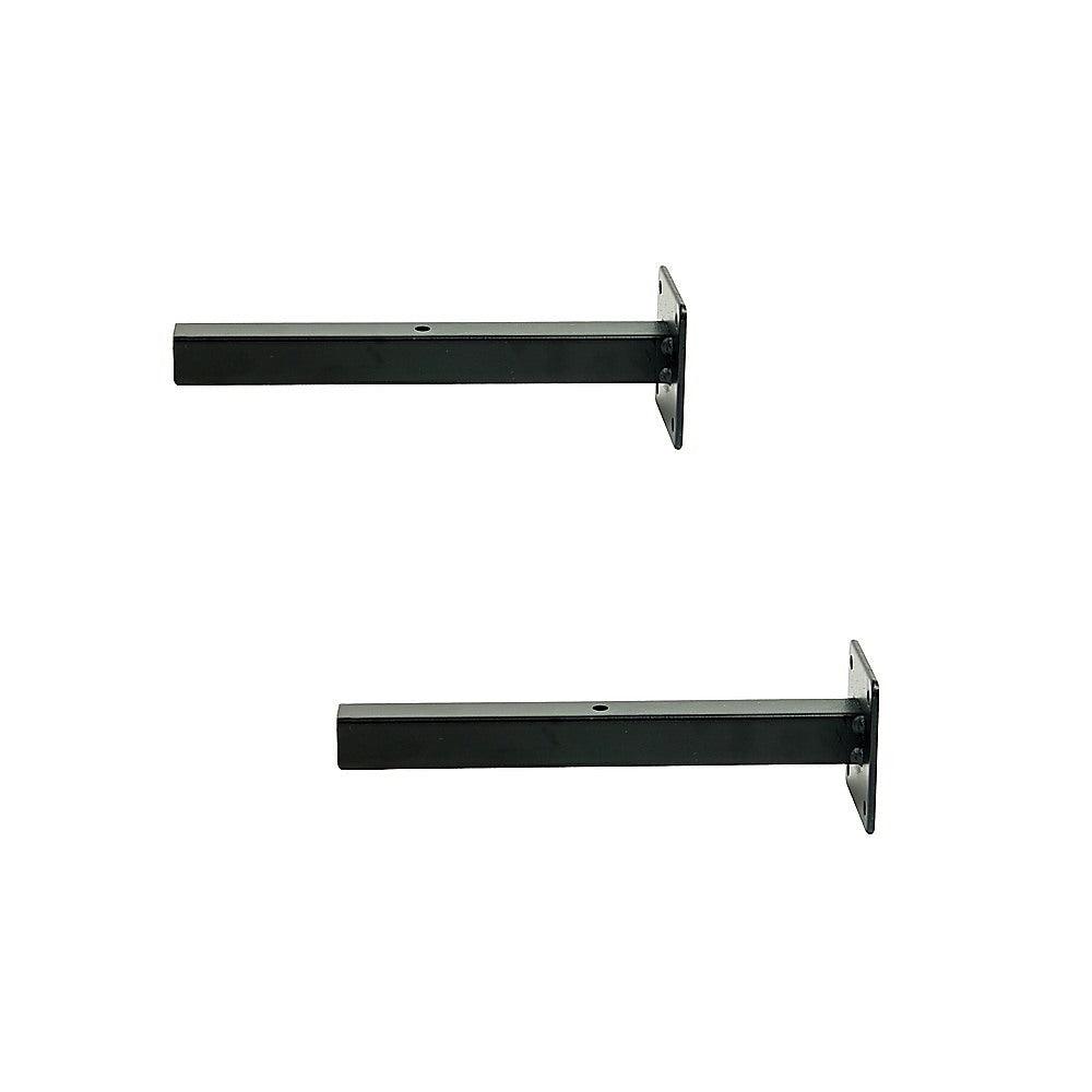 Buy 20cm Floating Shelf Brackets Industrial Metal Shelving Supports 4-Pack discounted | Products On Sale Australia