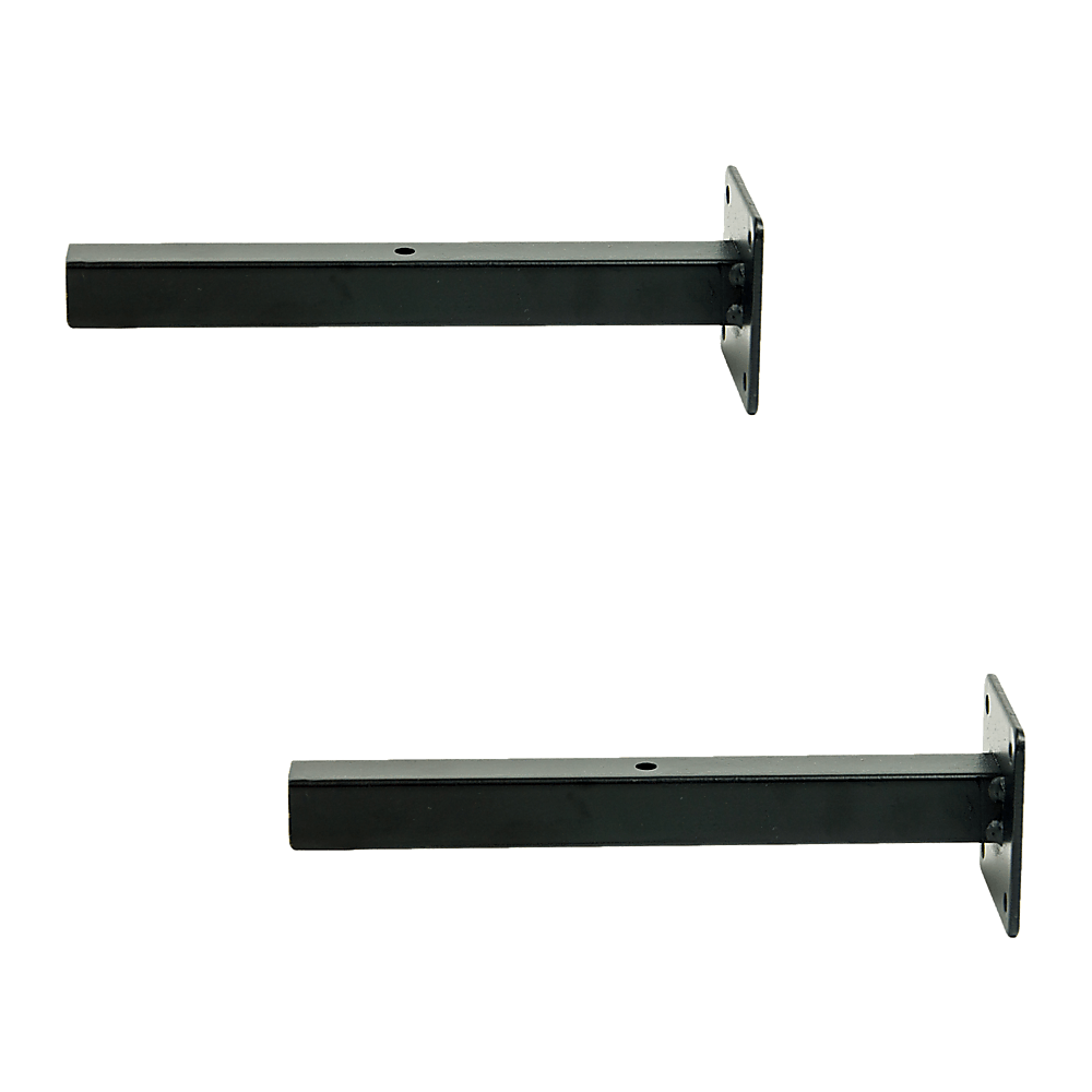 Buy 20cm Floating Shelf Brackets Industrial Metal Shelving Supports 4-Pack discounted | Products On Sale Australia