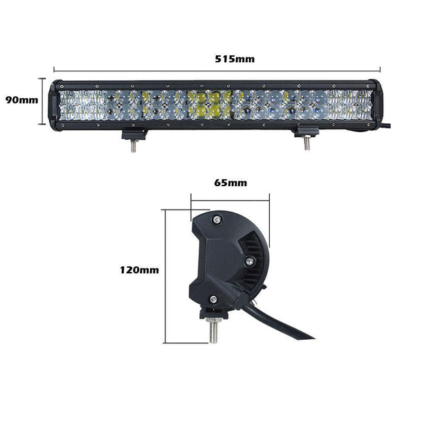 Buy 20inch Osram LED Light Bar 5D 126w Sopt Flood Combo Beam Work Driving Lamp 4wd discounted | Products On Sale Australia