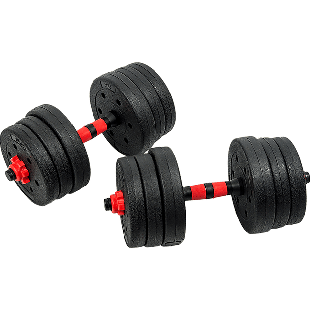 20kg Adjustable Rubber Dumbbell Set Barbell Home GYM Exercise Weights Products On Sale Australia | Sports & Fitness > Fitness Accessories Category