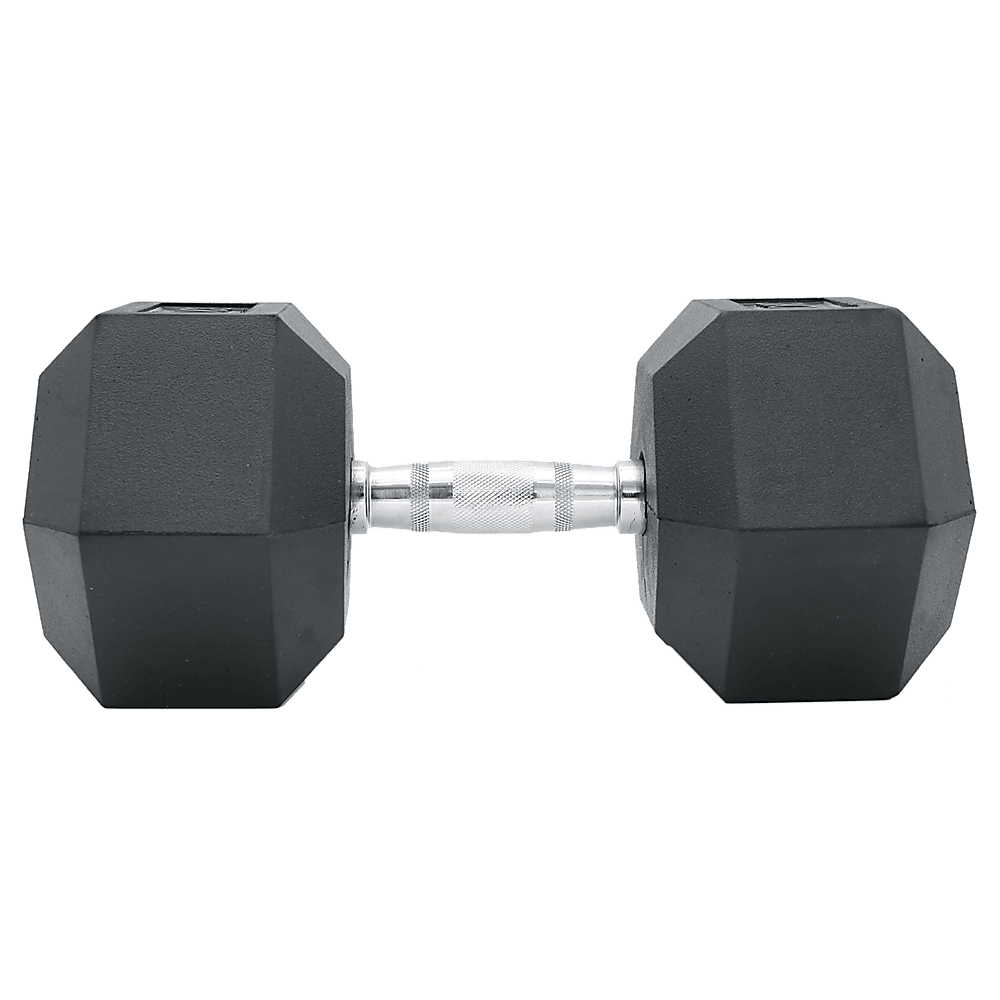 Buy 20KG Commercial Rubber Hex Dumbbell Gym Weight discounted | Products On Sale Australia