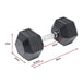 Buy 20KG Commercial Rubber Hex Dumbbell Gym Weight discounted | Products On Sale Australia