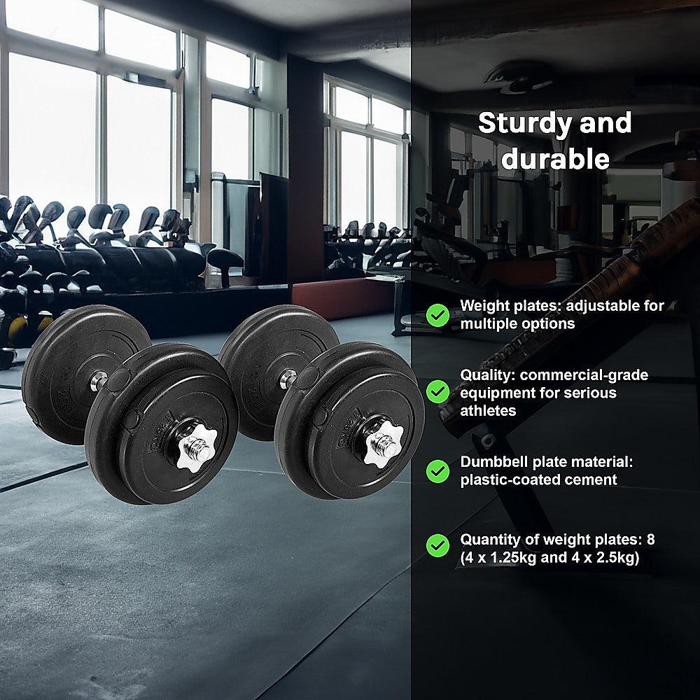 Buy 20KG Dumbbell Adjustable Weight Set discounted | Products On Sale Australia