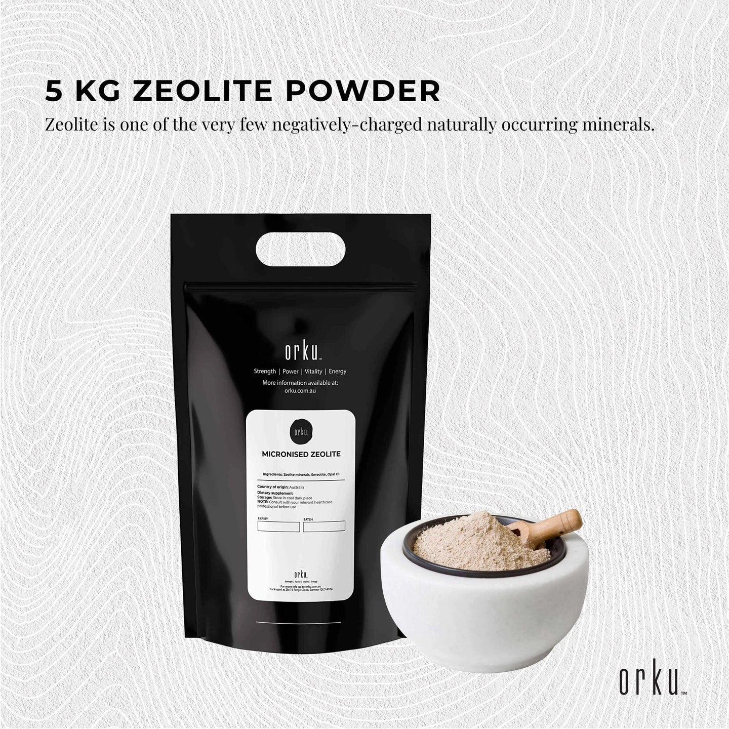 Buy 20Kg Pure Micronised Zeolite Powder Mineral - Micronized Volcamin discounted | Products On Sale Australia