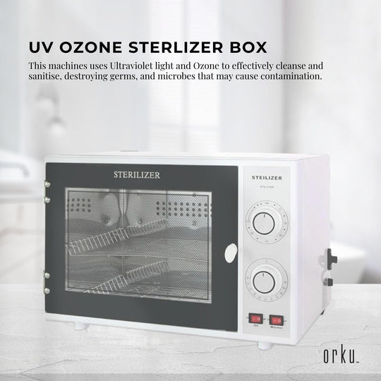 Buy 20L Ozone UV Steriliser Box - Beauty Equipment Salon Nail Tools Sterilizer Cabinet discounted | Products On Sale Australia