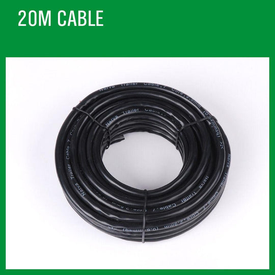 Buy 20M X 5 Core Wire Cable Trailer Cable Automotive Boat Caravan Truck Coil V90 PVC discounted | Products On Sale Australia