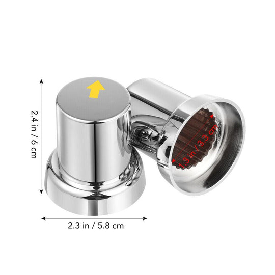 Buy 20PCS ABS Wheel Nut Covers Safety Arrow Chrome Caps For Trucks Trailers Bus AU discounted | Products On Sale Australia