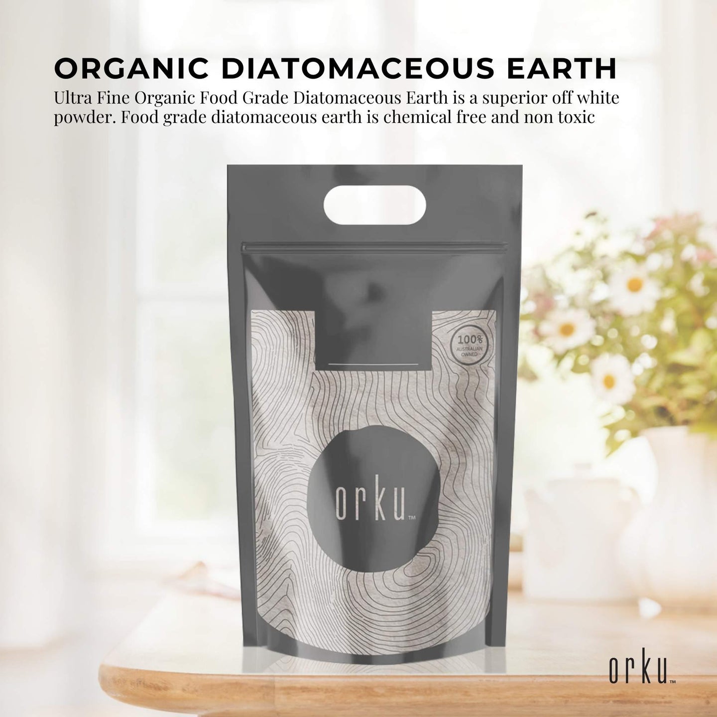 Buy 22.6Kg Organic Fine Diatomaceous Earth - Food Grade Fossil Shell Flour Powder discounted | Products On Sale Australia