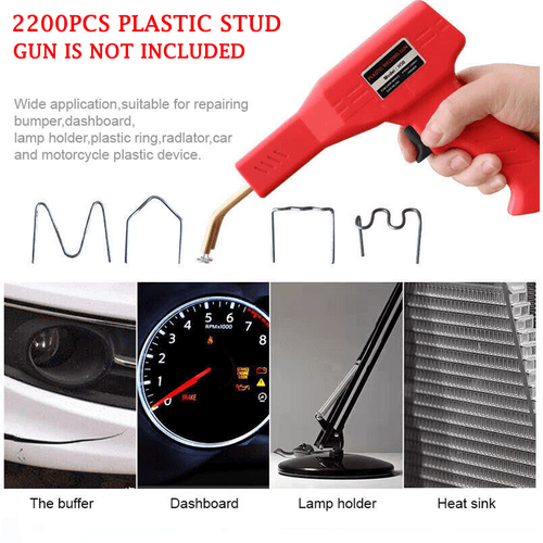 Buy 2200PCS Plastic Welder Garage Tool Hot Staple Staplers Bumper Repair Welding Kit discounted | Products On Sale Australia