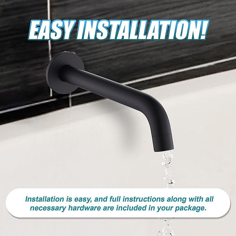 Buy 220mm Bath Spout in Matte Black Finish discounted | Products On Sale Australia